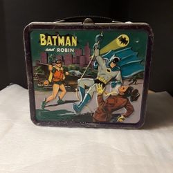 1966 Aladdin Batman & Robin Metal Lunch Box