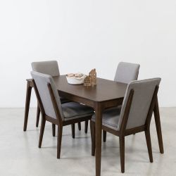 Miranda 5PC Dining Set, Natural