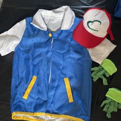 Brand New Pokémon Ash Pikachu Halloween Costume