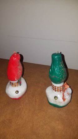 Vintage Holiday Candles 