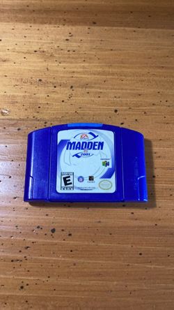Madden NFL 2001 Nintendo 64 Cartridge