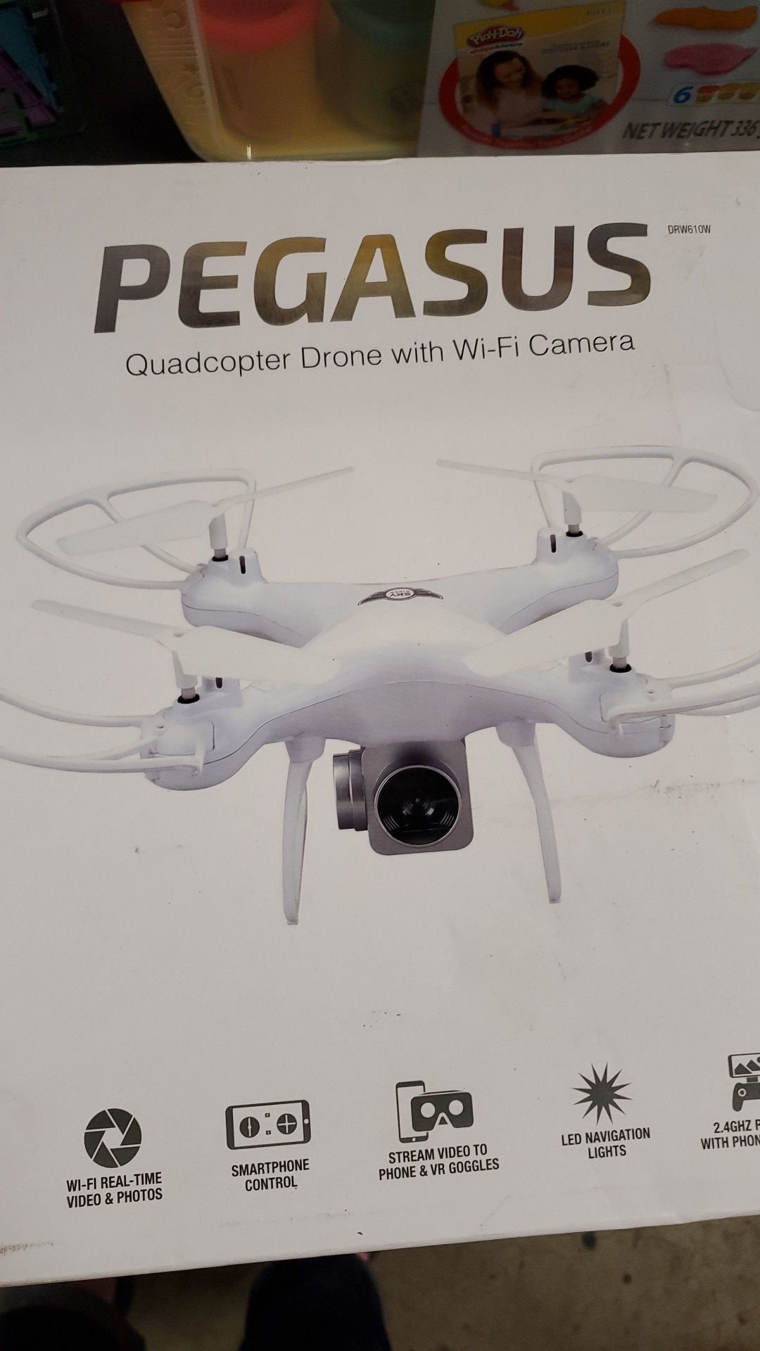 Pegasus quadcopter drone with Wi-Fi camera