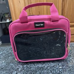 Pin Bag Trading Pin Book.  Color pink.  Preowned 