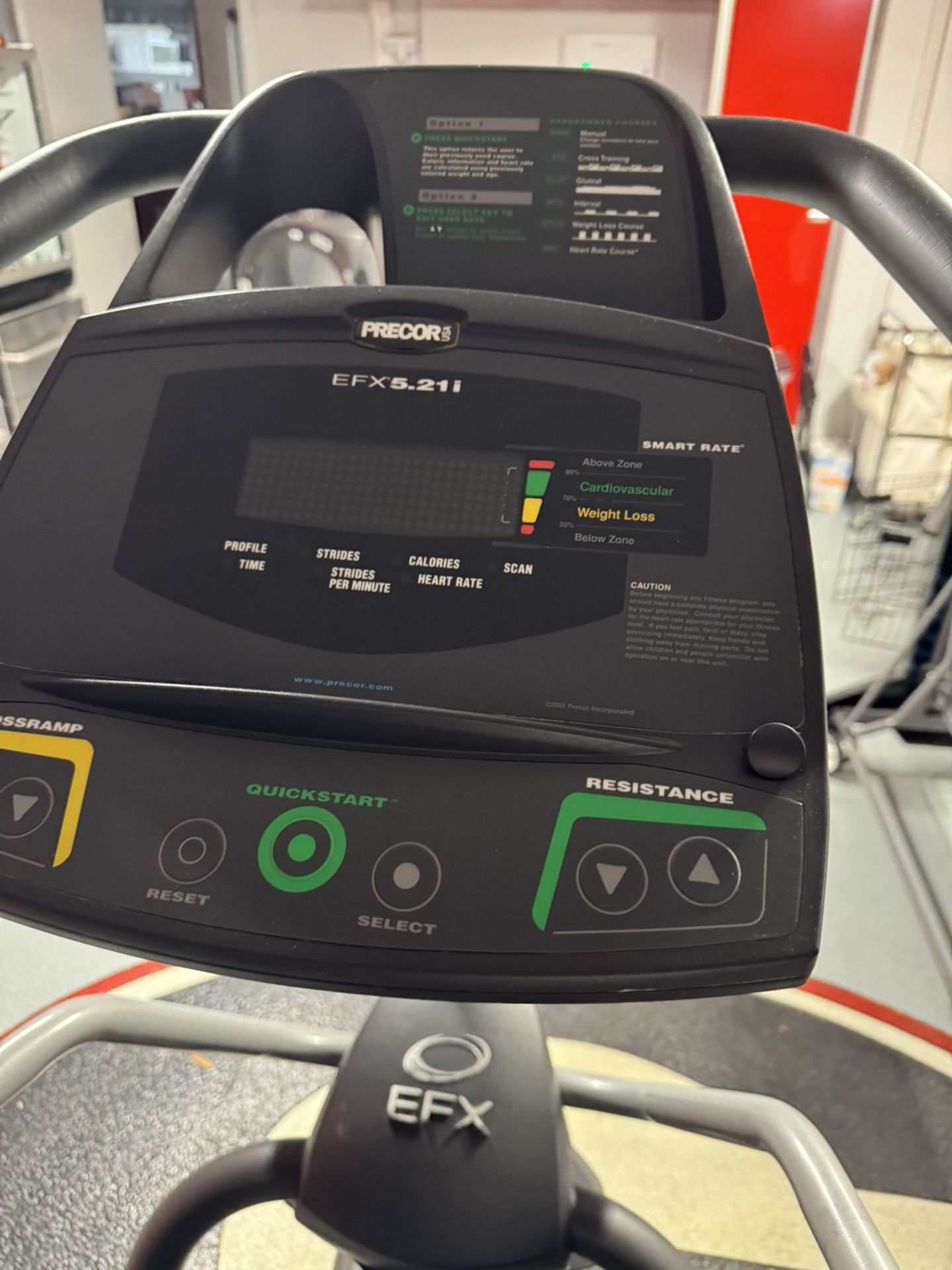 Precor USA- EFX Elliptical Machine