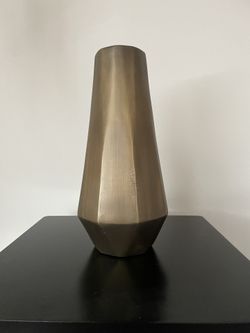 West Elm Modern Brass Vase