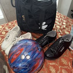 Bowling Ball And Accessories 