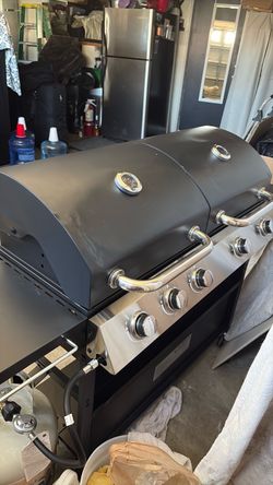 BBQ GAS Double GRILL New used once