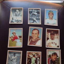 Circle K 1985 Baseball Cards Mantle Berra Aaron Williams Mize,  Mays, Hodges, Jackson. Robinson . See Below 