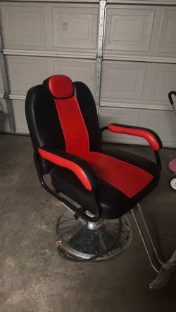 Barber chair reclinable
