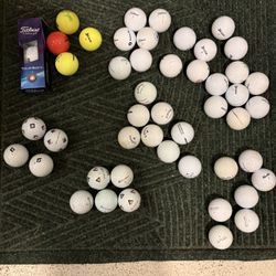 Golf Balls (50) - Good Condition Including Unopened Sleeve 
