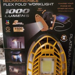 USB Plug In Foldable Light, New