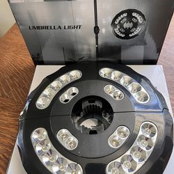 Umbrella Lights For Patio, Camp Or Indoor Use