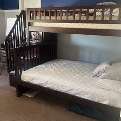 Bunk Bed With Stairs And Storage 