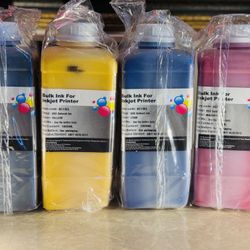 4L Eco Solvent Ink CMYK Sealed 1000ML Each 