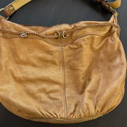Leather Lucky Hobo Bag 