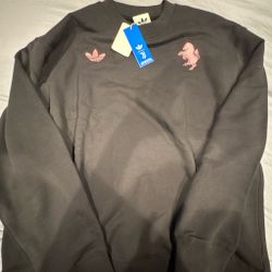 Adidas x Juventus Black Crewneck Sweatshirt