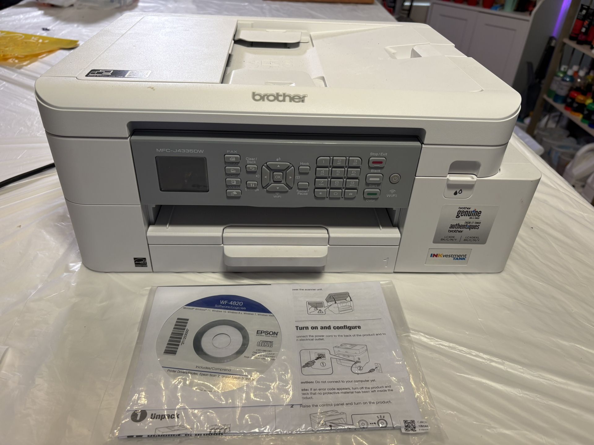 Brother Wireless All-in-One Color Inkjet Printer