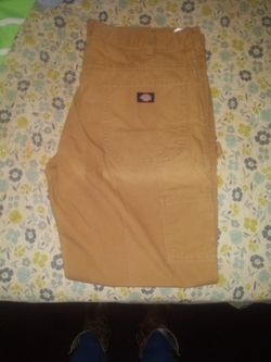 Size 36 32 Brown Dickies Work Pants Like New