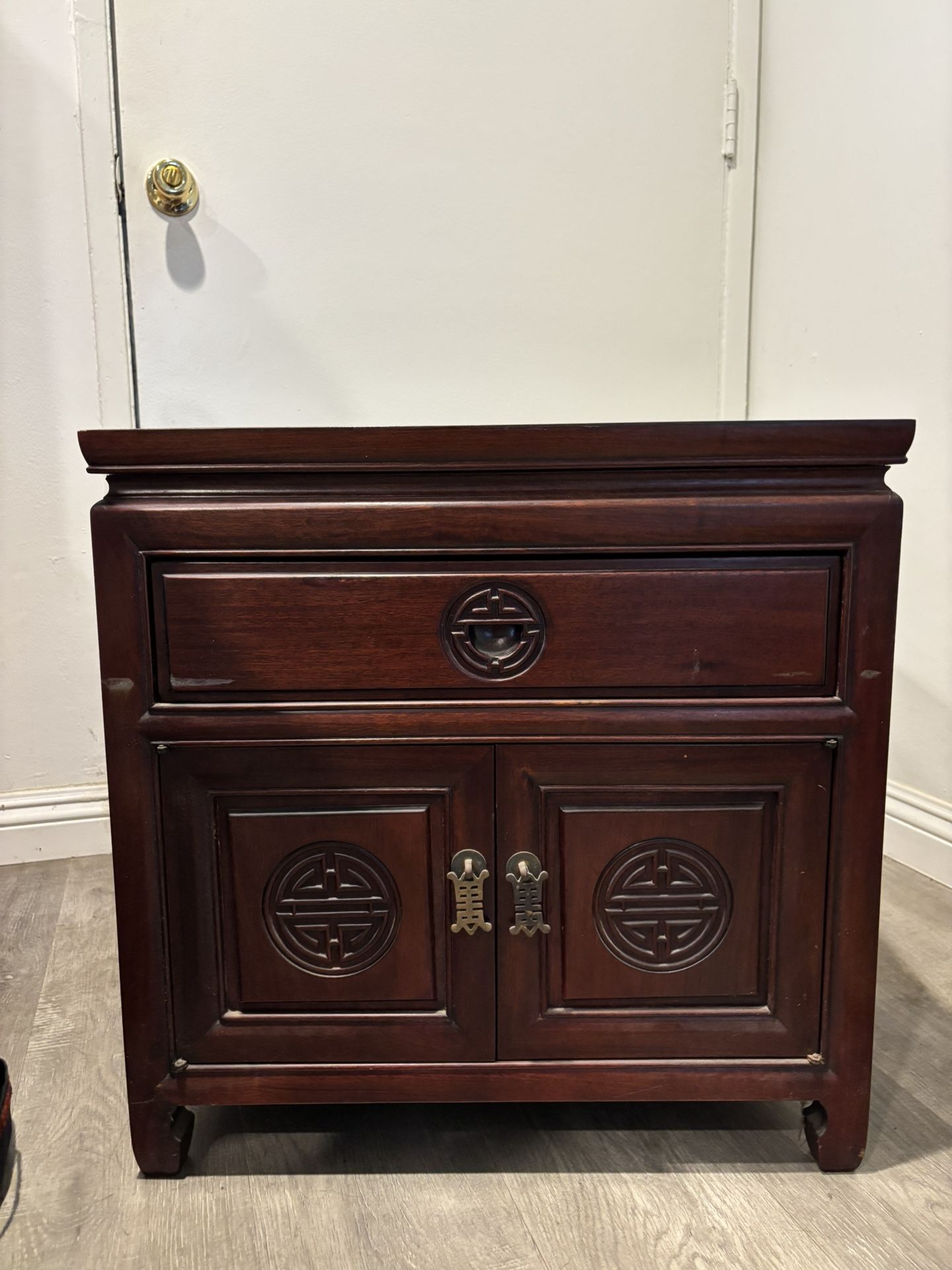 Asian Rosewood Cabinet / nightstand