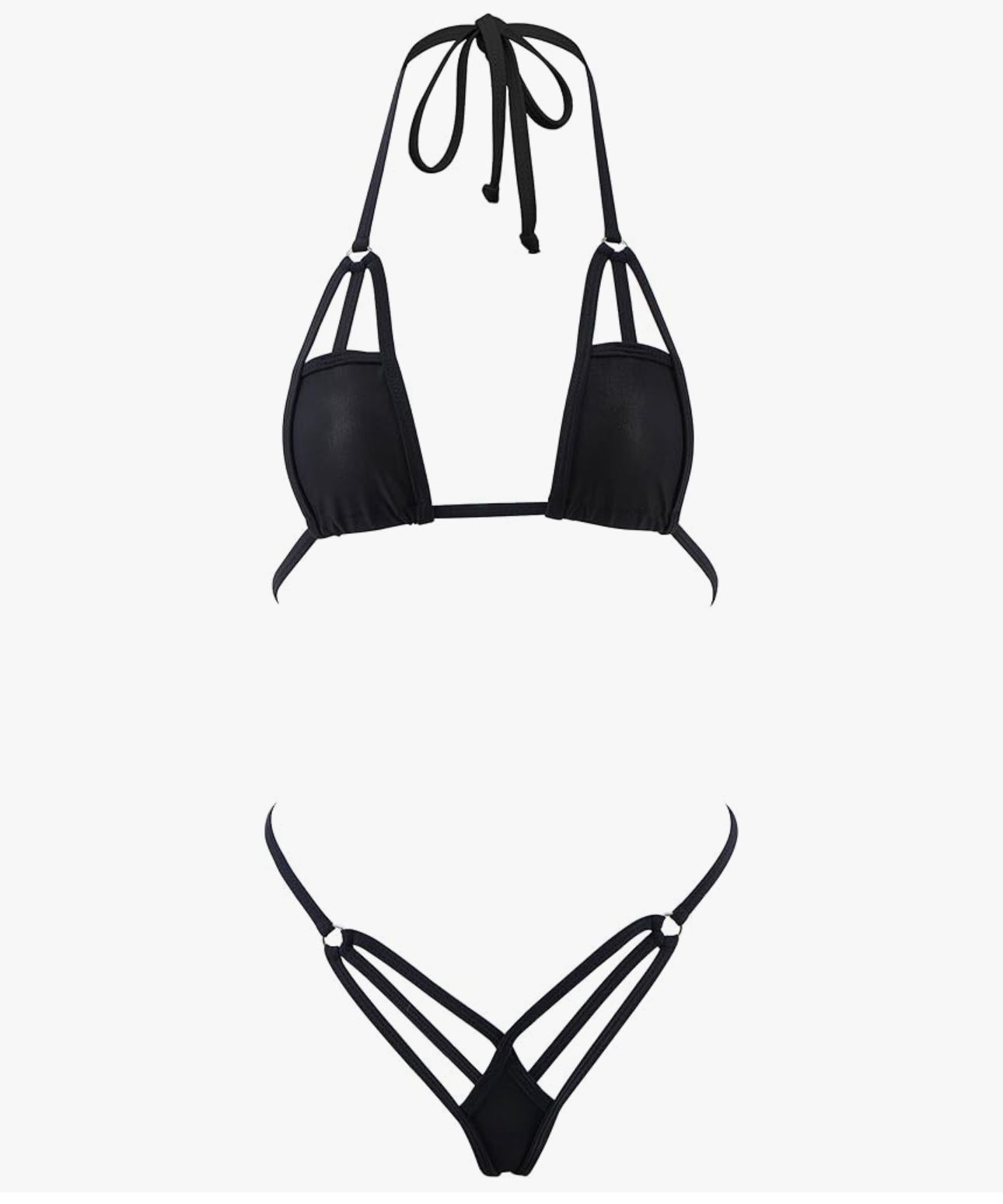 ONE SIZE SHERRYLO Extreme Micro Bikini G String Thong Slutty Mini Bathing Suit Sexy Exotic Mini Swimsuit for Women Tanning Bikinis Set