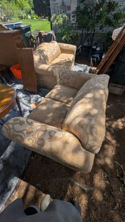 Couch and loveseat