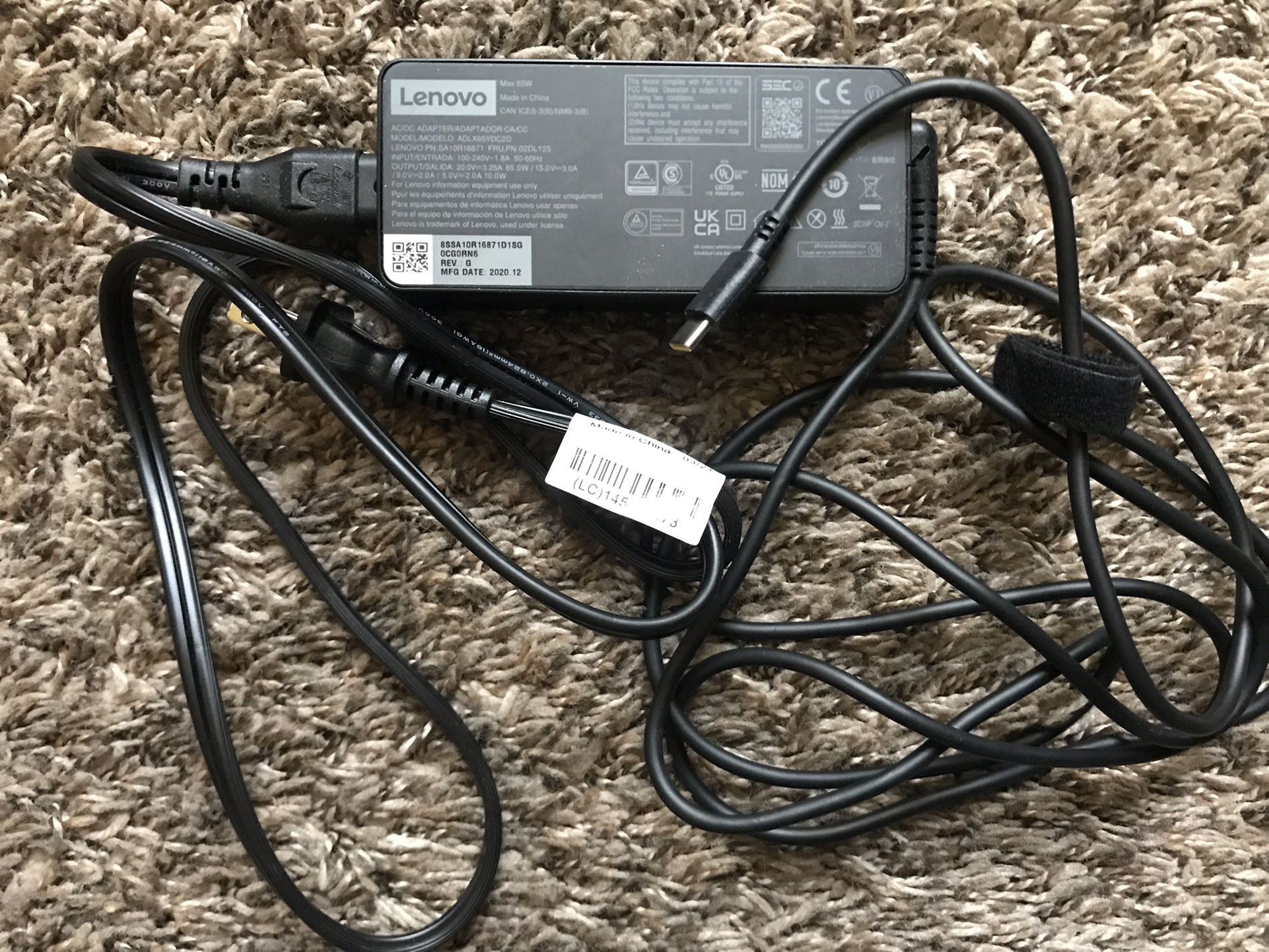 Lenovo Original USB-C 65W AC Adapter