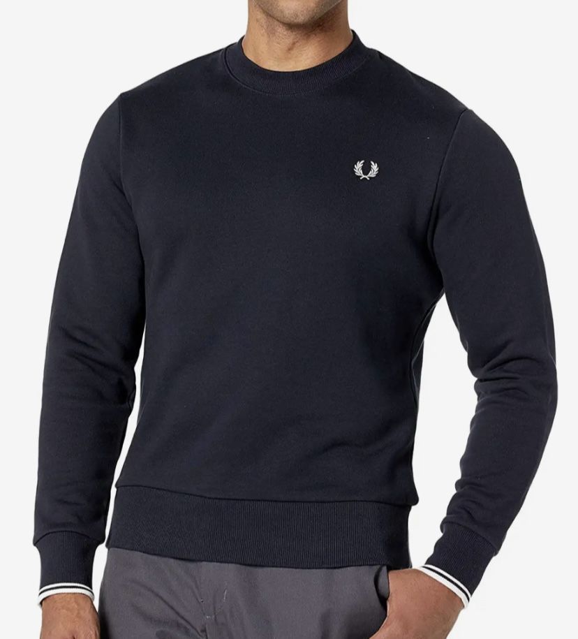 Fred Perry Sweater Navy & Black New W/ Tags $100