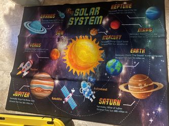 Galaxy Planets Play Rug “ new”