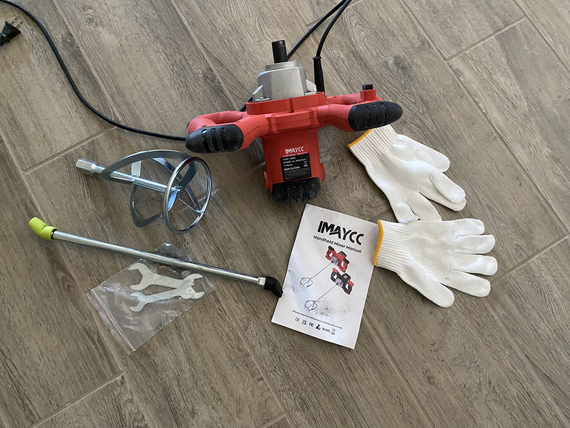 Cement/concrete Mixer 2100W Electric 6 Speed