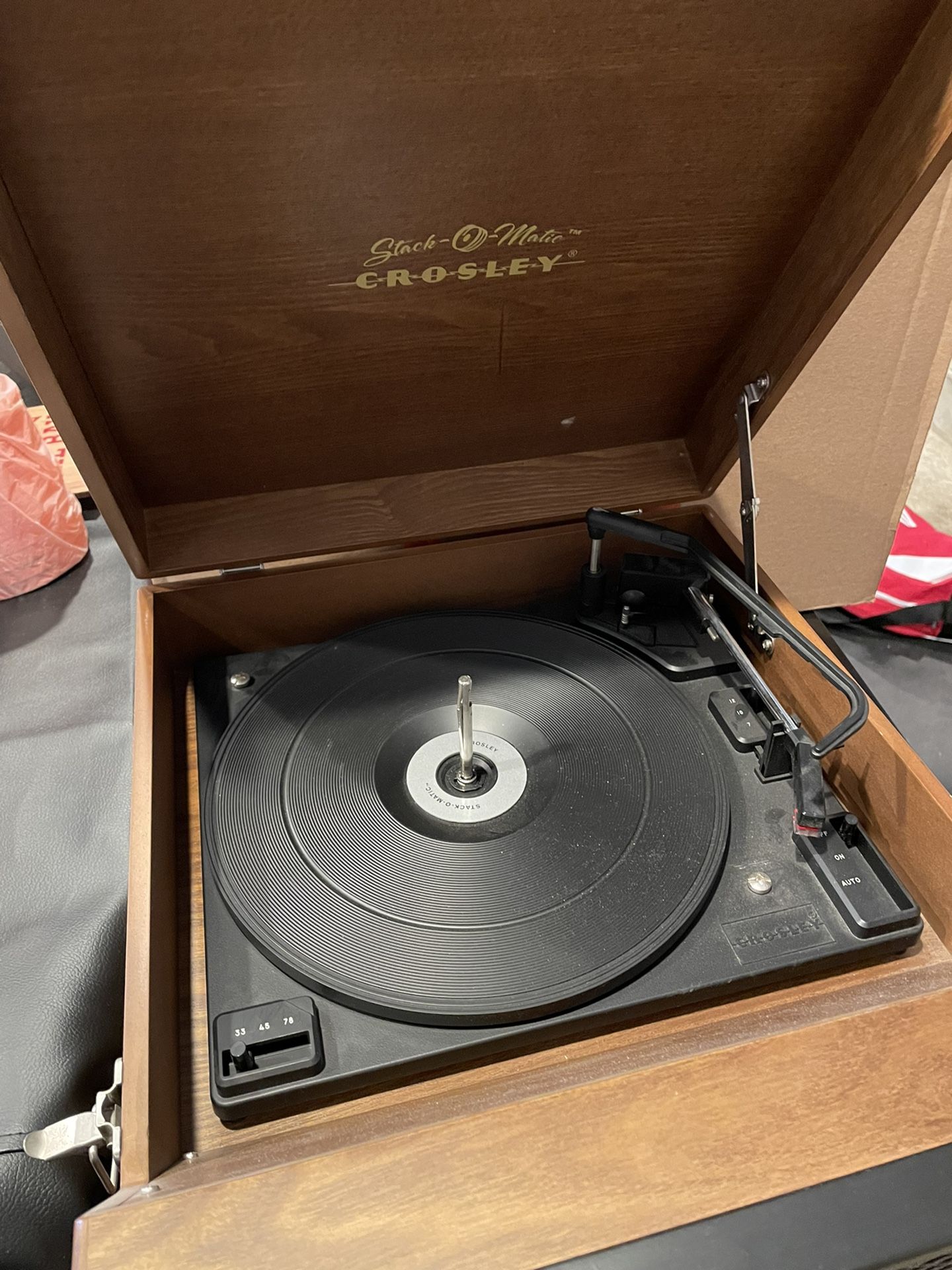 Crosley 1960's stack O-Matic CR85 collegiate Turntable Record Player