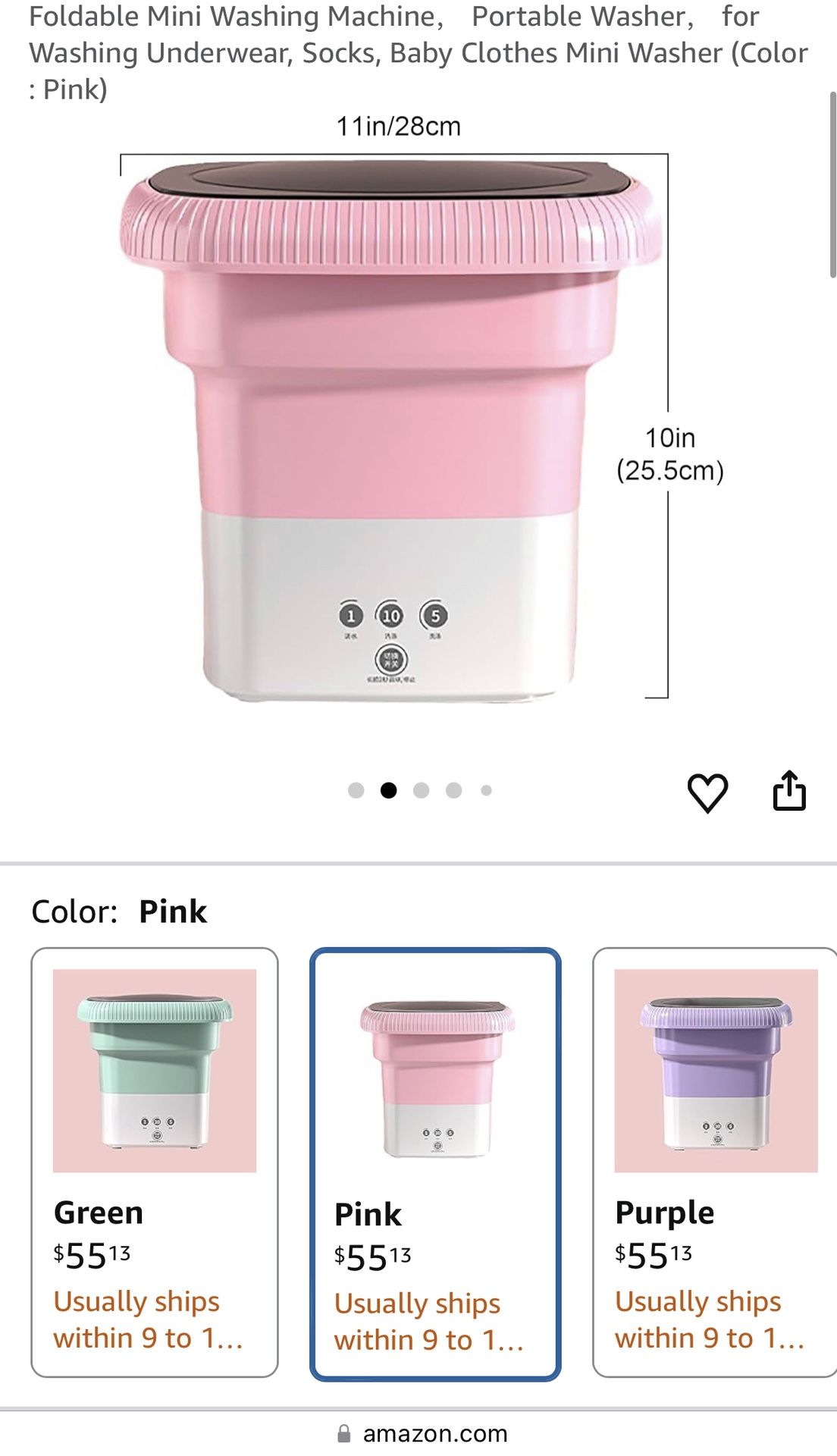 Foldable Mini Washing Machine