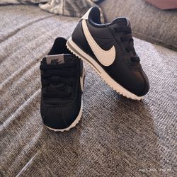 Nike Cortez Toddler Sneakers Black White