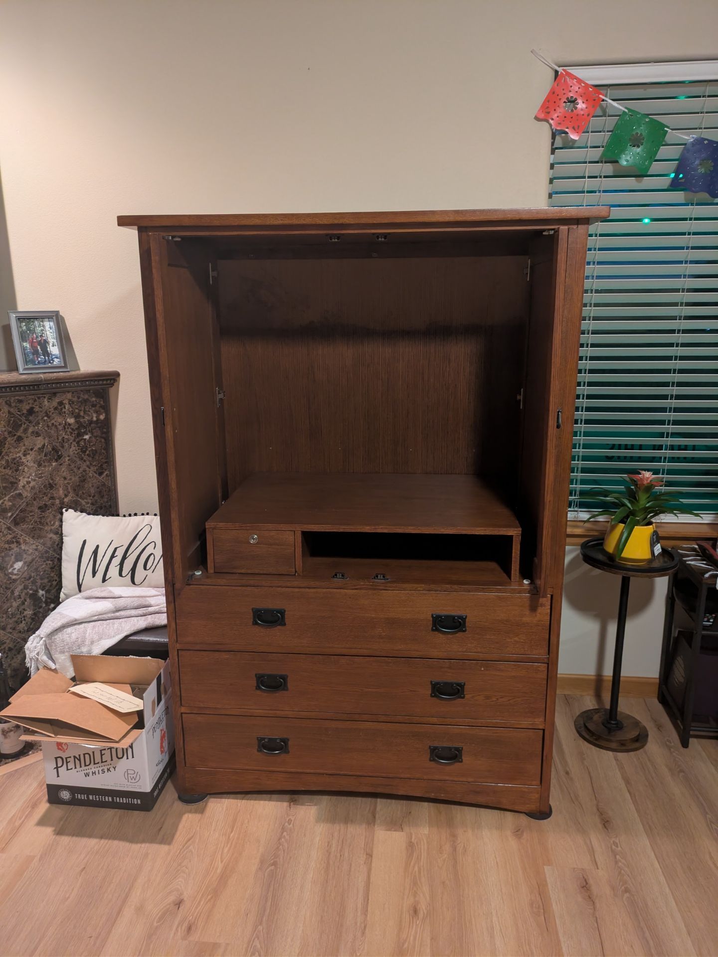 Mission Oak Armoire - Storage Chest