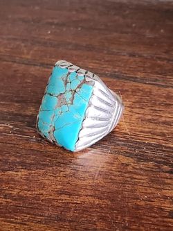 Sterling Silver Turquoise Statement Ring