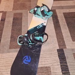 160cm  Burton sni and bindings