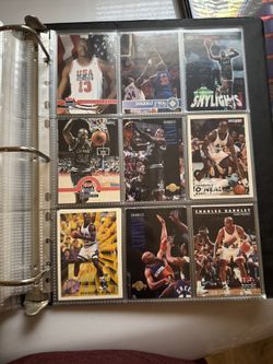Shaq - Shaquille O’Neil / Charles Barkley - Collectible Trading Cards - Collection Basketball Cards Bundle - Olympic 