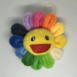 Takashi murakami flower plush pin 