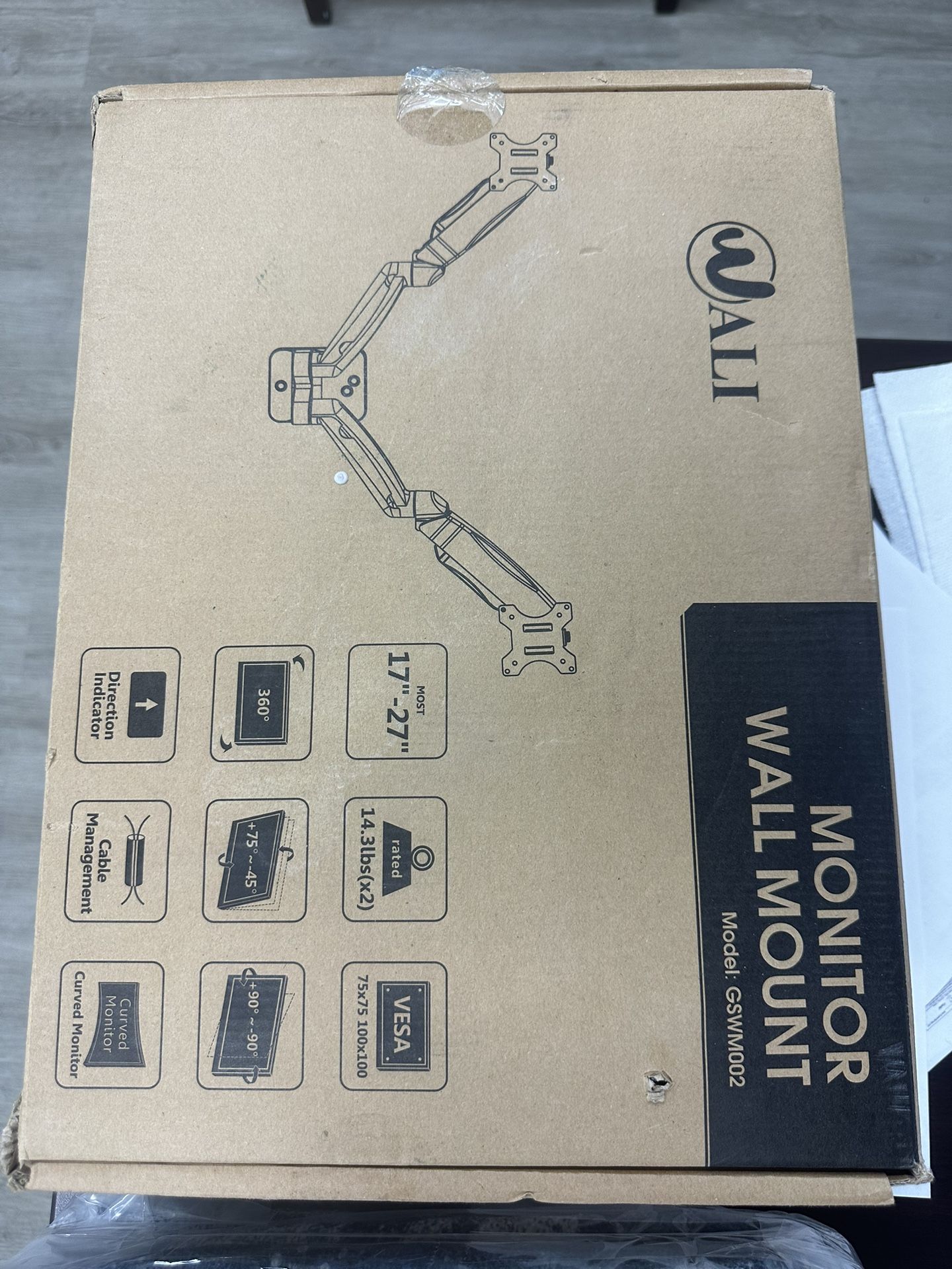 WALI Monitor Wall Mount β $50