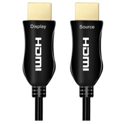 iBirdie 4K Fiber Optic HDMI Cable 100 Feet, 31 Metre, Work on Full 4K 60Hz HDR ARC, HDCP 2.2, 1440p 144Hz, 18Gbps, Directional Active Cord Compatible 