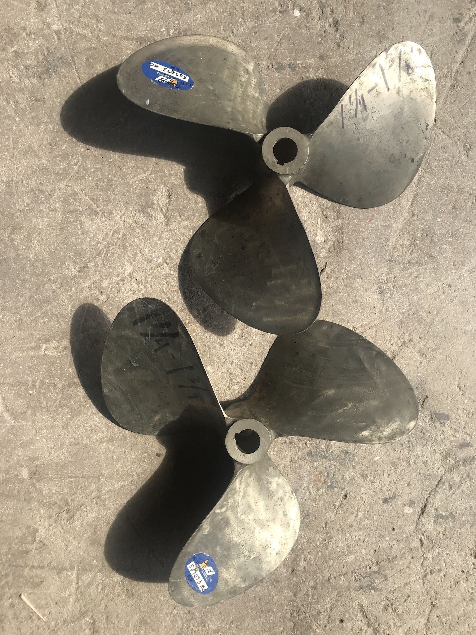 Bronze Boat Propellers, Props