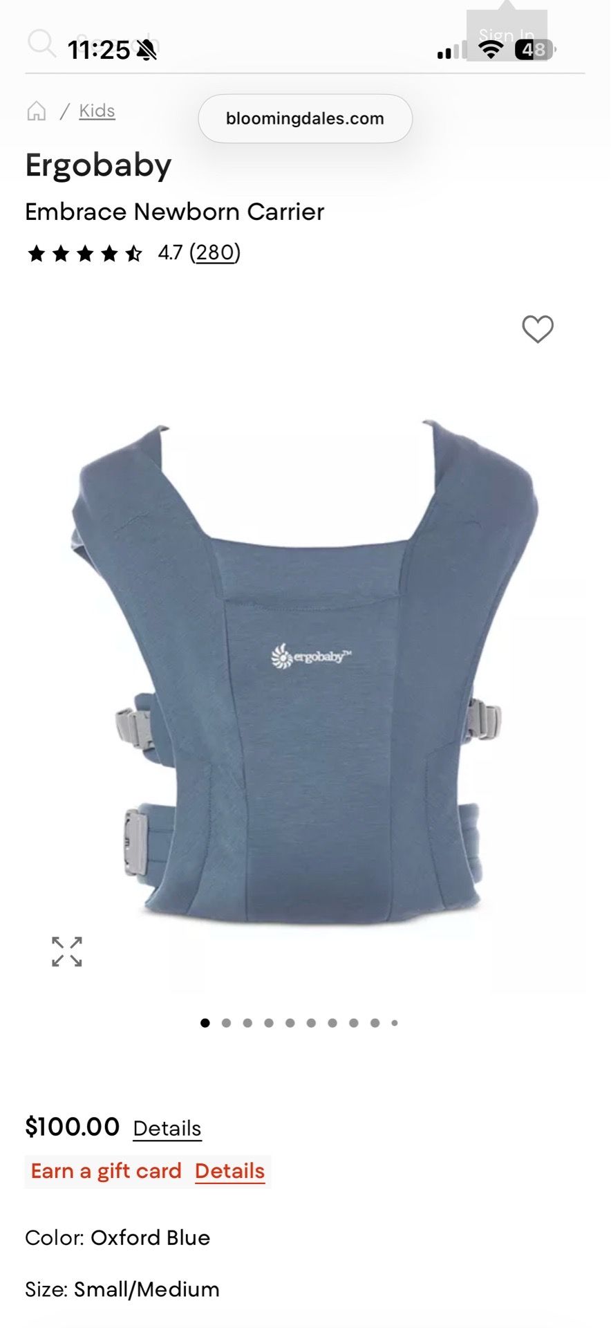 Ergobaby carrier