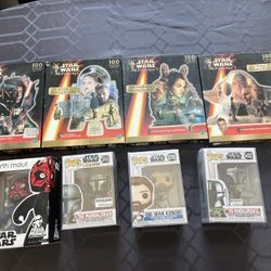 Star Wars Puzzles, Funko Pops, & Darth Maul Mighty Mugg!