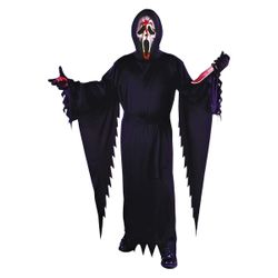 Ghost Face Halloween Costume with Mask Size L