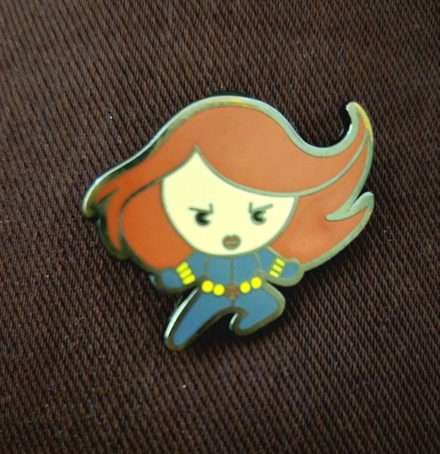 Marvel Disney Pin: Kawaii Black Widow