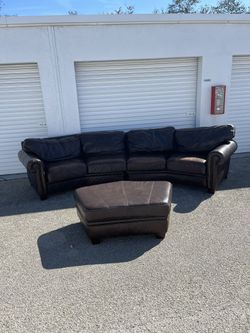 Bernhardt Leather Sectional FREE Delivery