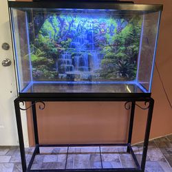 45 gallon Aquarium Fish Tank And Stand . 