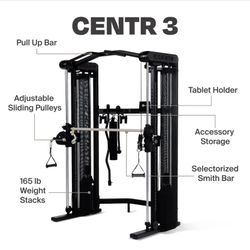 Centr 3 Home Gym Functional Trainer with Smith Bar  