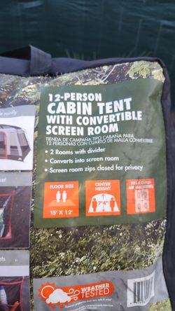 354
Ozark Trail 12-Person Cabin Tent, with Convertible Screen Room

Image 1 of Ozark Trail 12-Person Cabin Tent, with Convertible Screen Room