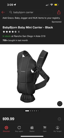 Baby Bjorn New Carrier 