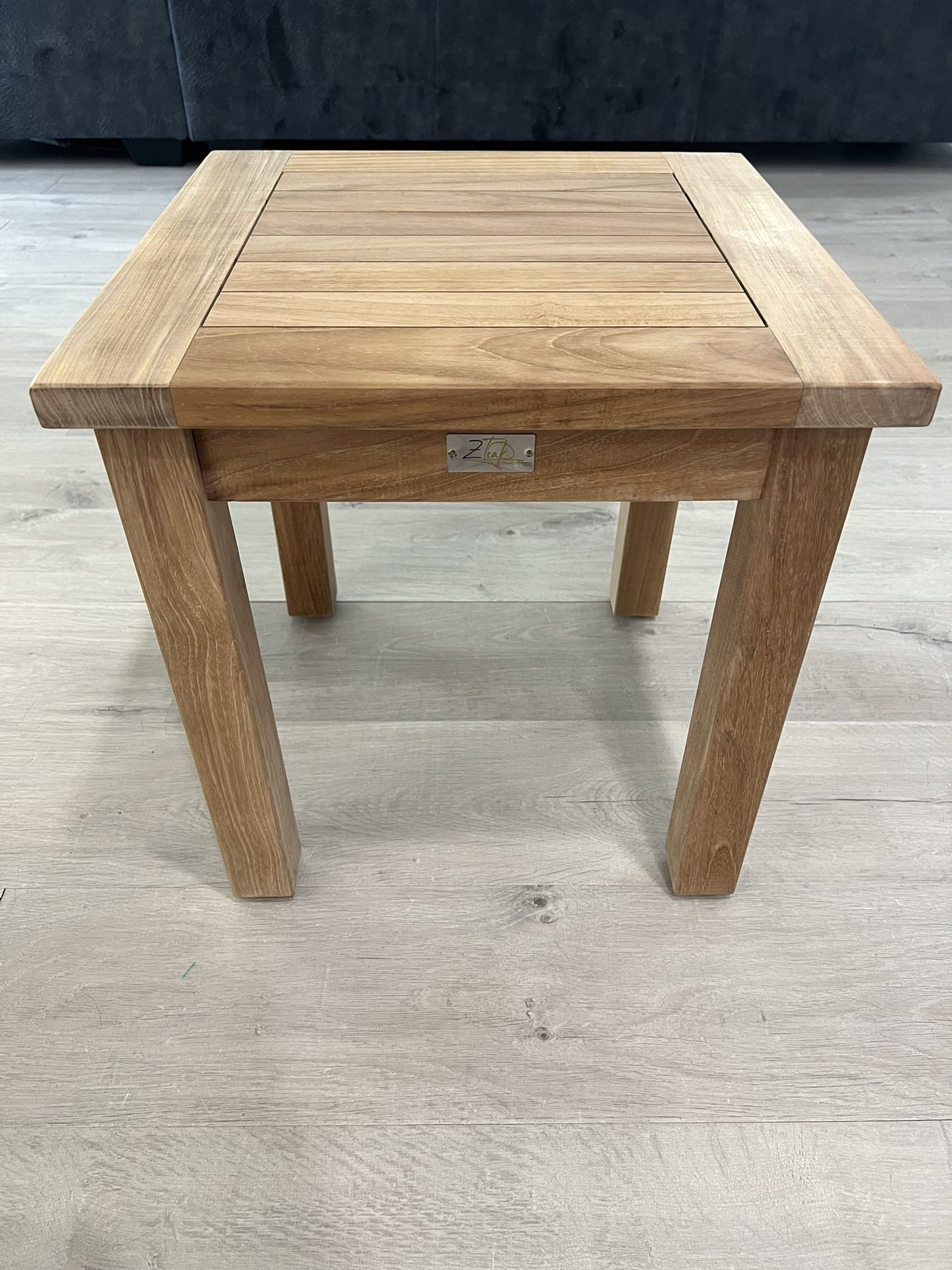 Z Teak Collection End Table